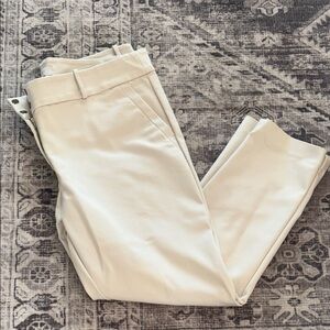 LOFT Women's Cream Trousers
